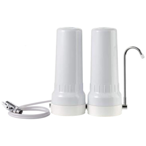 ATLAS FILTRI φίλτρο νερού άνω πάγκου (καμπάνα) λευκό διπλό