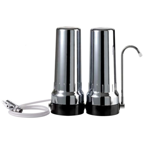 ATLAS FILTRI φίλτρο νερού άνω πάγκου (καμπάνα) χρωμέ διπλό